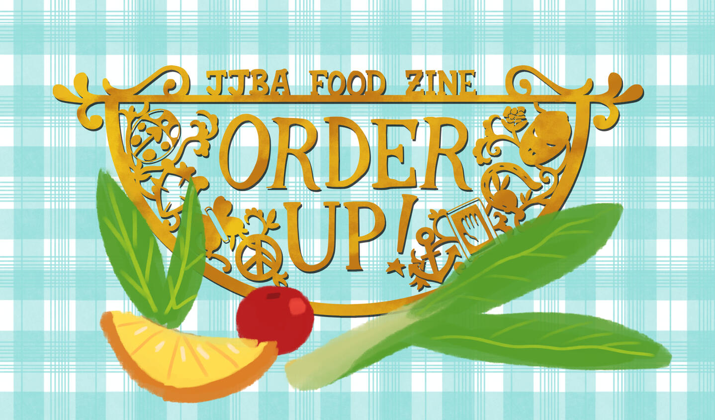 Order Up! - JJBA Food Zine header